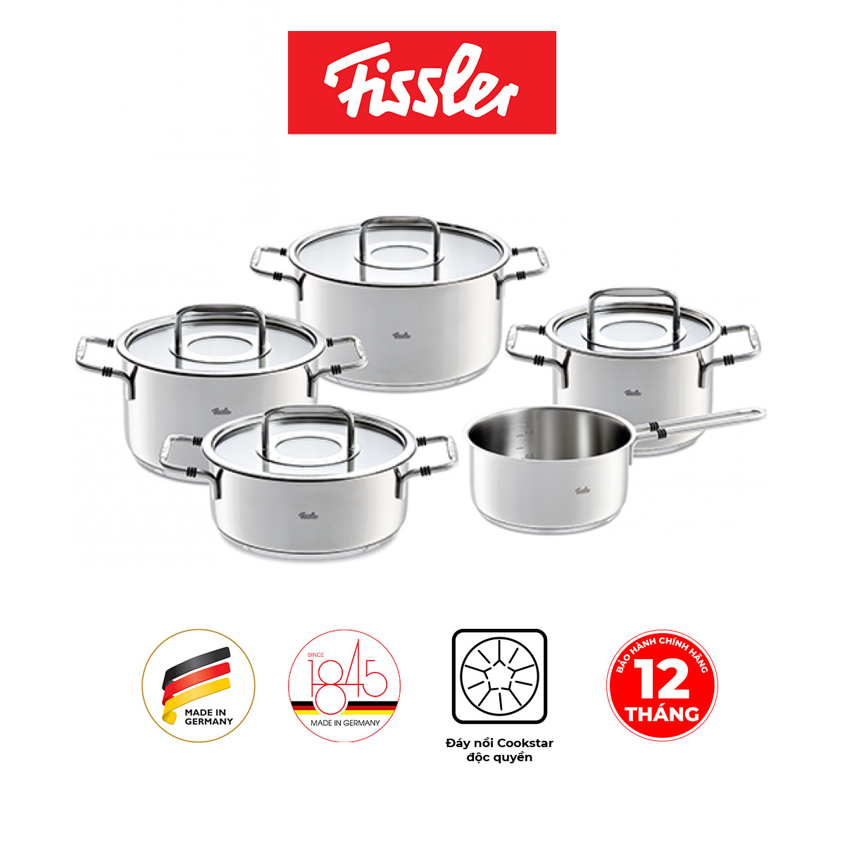 Bộ nồi 5 món Fissler Bonn