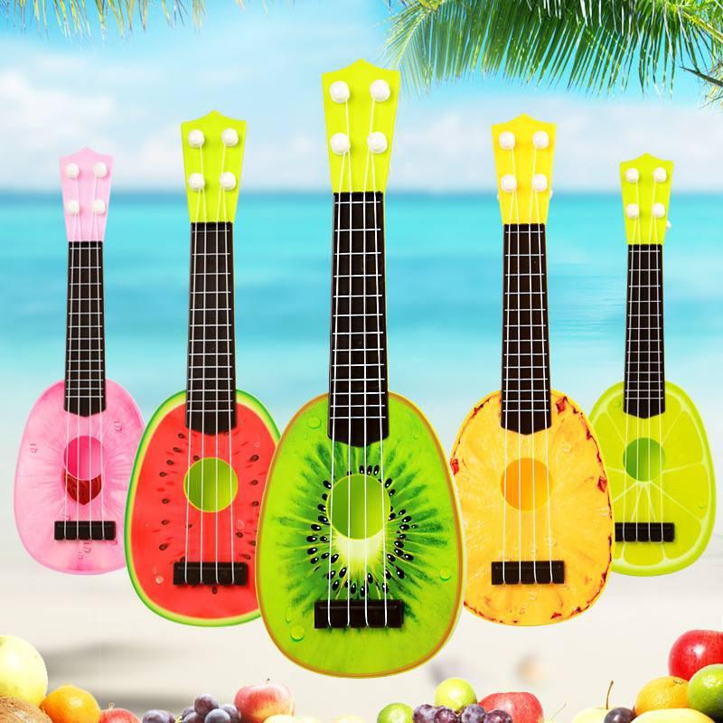 Đàn Ukulele an toàn chất lượng cho trẻ em, mẫu họa tiết Dưa hấu - HÀNG CÓ SẴN Uuy tín