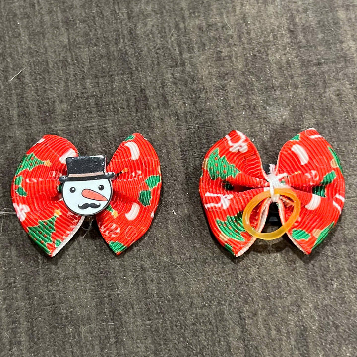 NƠ KẸP TÓC CÀI TÓC BUỘC TÓC GIÁNG SINH NOEL DỄ THƯƠNG MÃ 19 XINH XẮN CHO THÚ CƯNG CHÓ MÈO