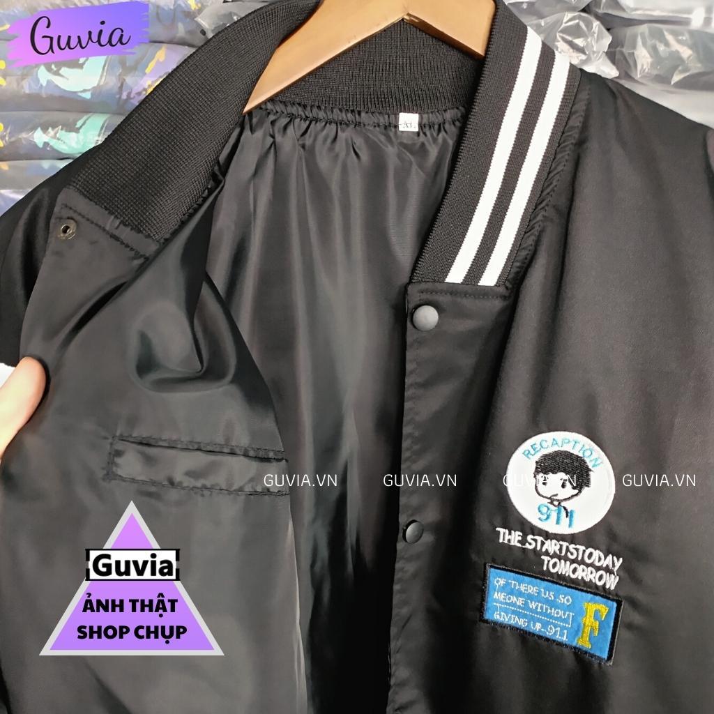 Áo Khoác Bomber Dù THÊU DINER Cao Cấp Form Rộng Nam Nữ Ulzzang Unisex Thời Trang