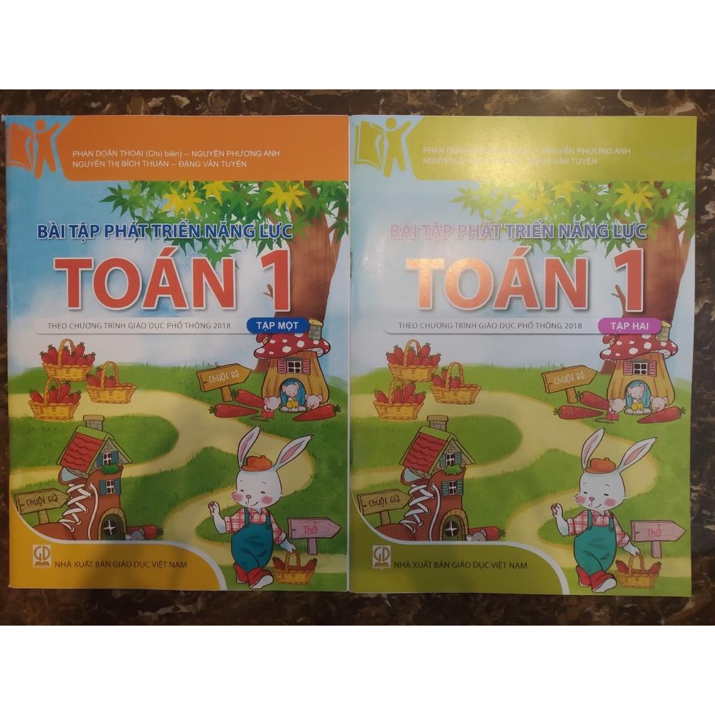 Sách - Combo Bài tập phát triển năng lực môn toán lớp 1 - Theo chương trình giáo dục phổ thông 2018