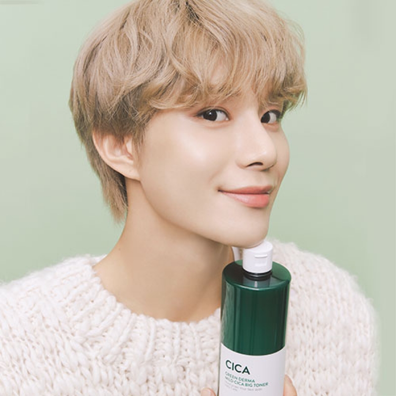 Nước Cân Bằng Da Nature Republic Green Derma Mild Cica Big Toner