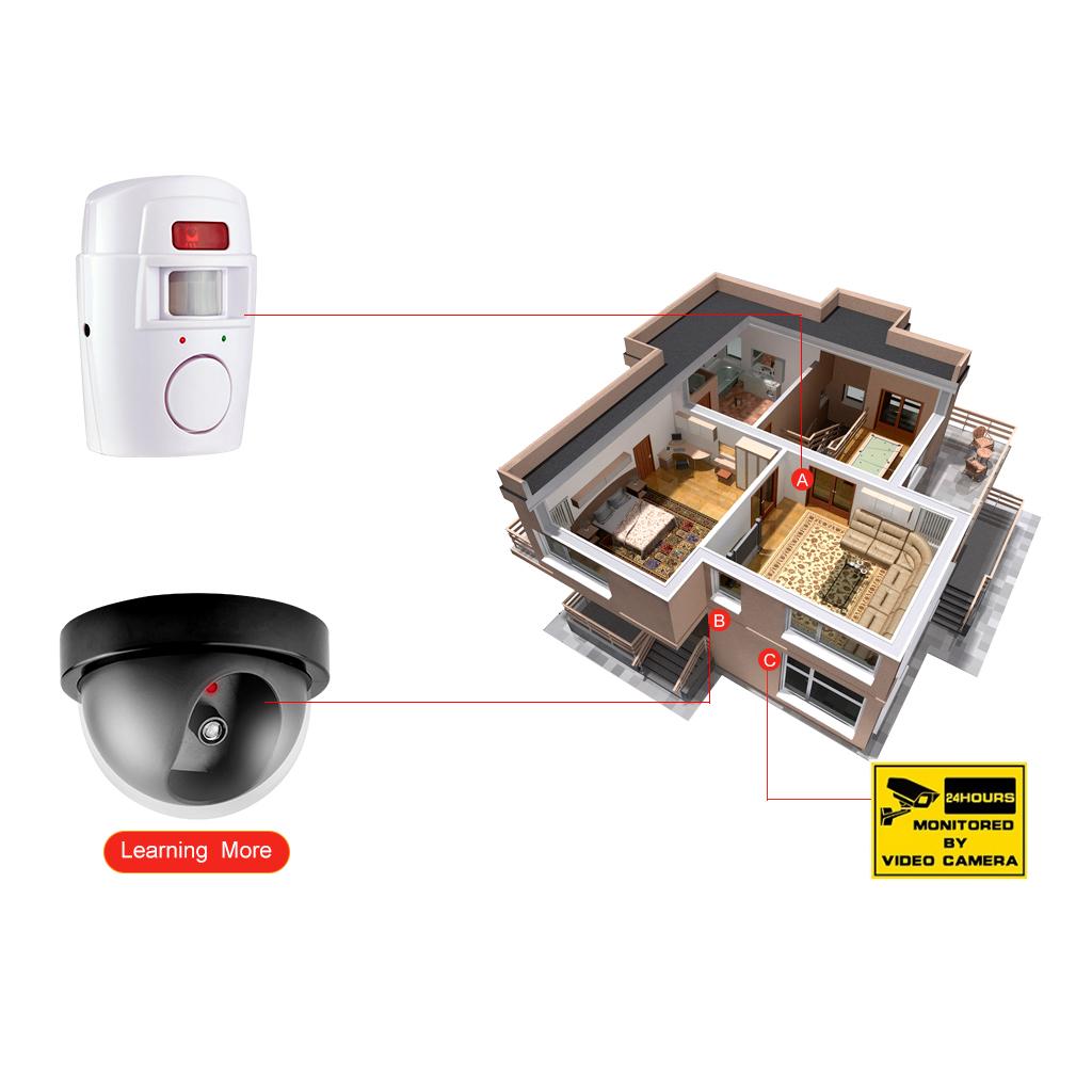 Wireless Patrol Infrared PIR Sensor Alarm Home Motion Detector For Gate