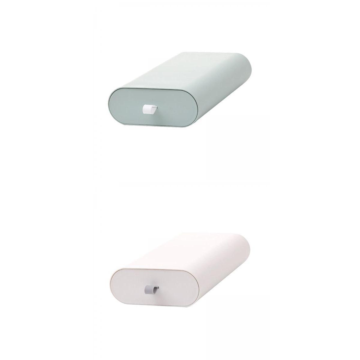 2Pcs Hiding Under Desk Drawer Organizer Drawer Tray Storage Home Office