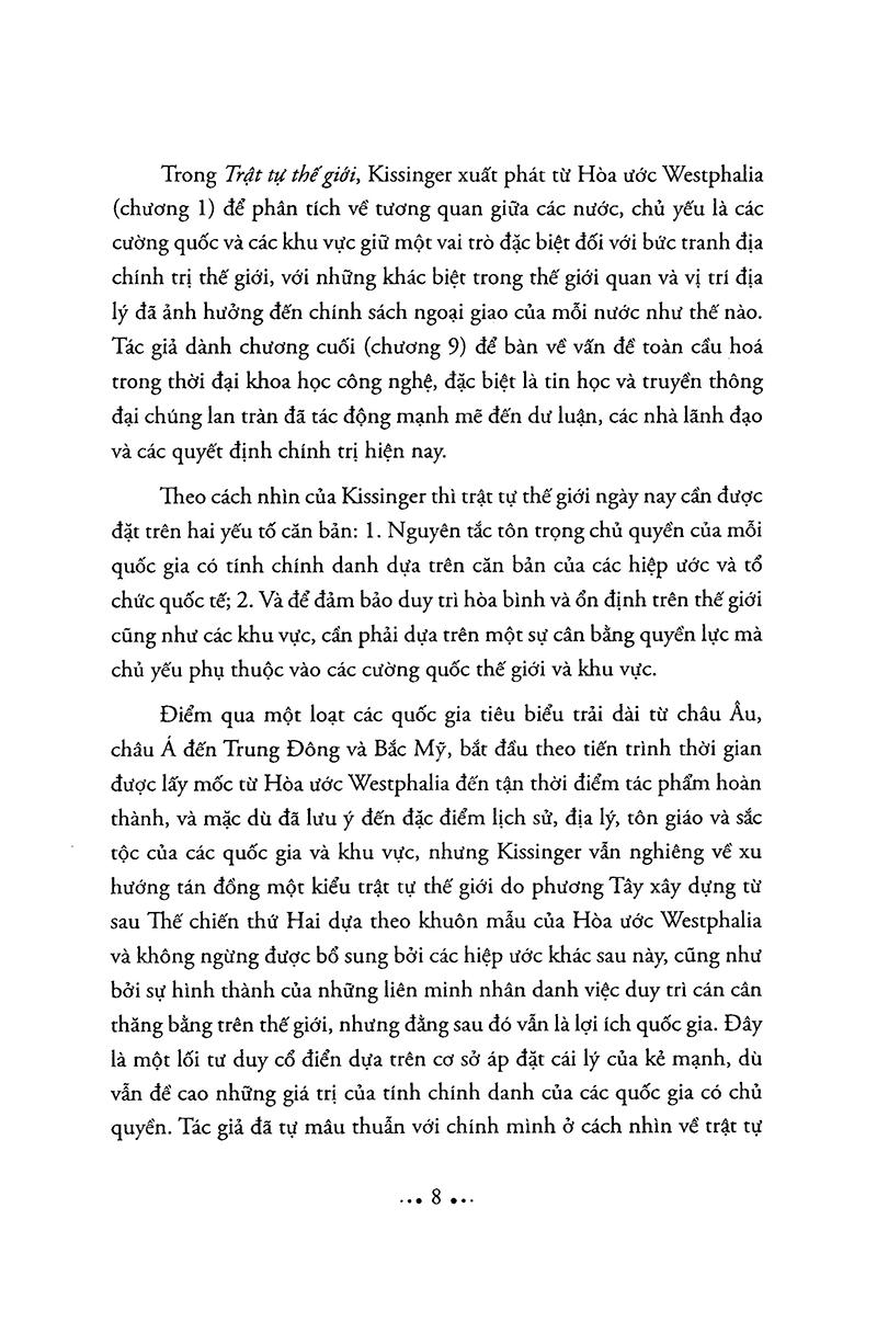 Trật Tự Thế Giới (Tái Bản 2023)