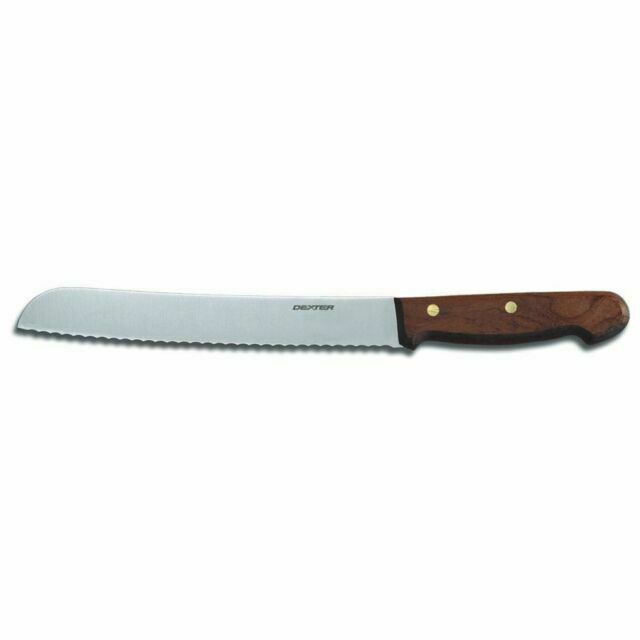 Dao Đa Năng Cắt Bánh Mì, Thái Thịt Đông Lạnh Lưỡi 203 mm Thép Hợp Kim Cao Cấp, Chuôi Gỗ Hồng, Chính Hãng Mỹ Dexter USA