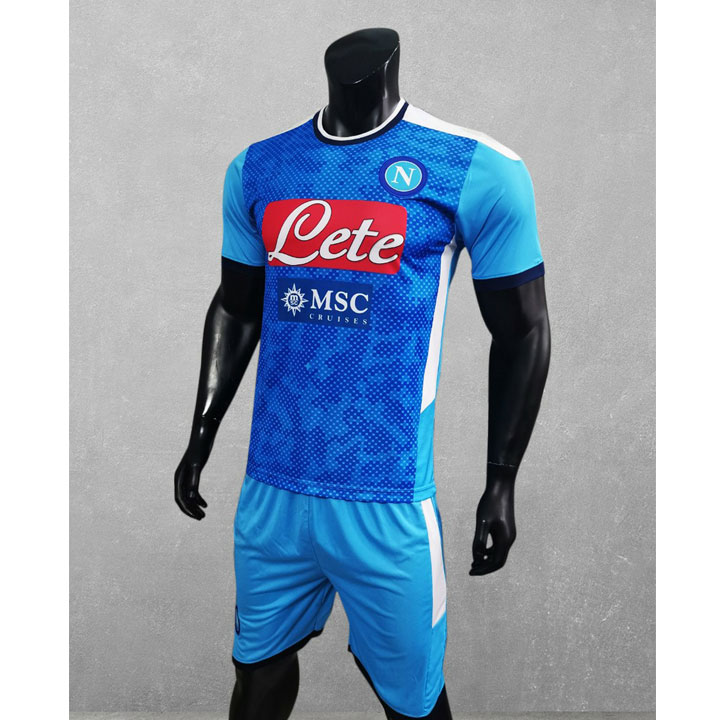 Áo Bóng Đá CLB Napoli Xanh - Đồ Đá Banh Cao Cấp Đẹp Tôt 2020
