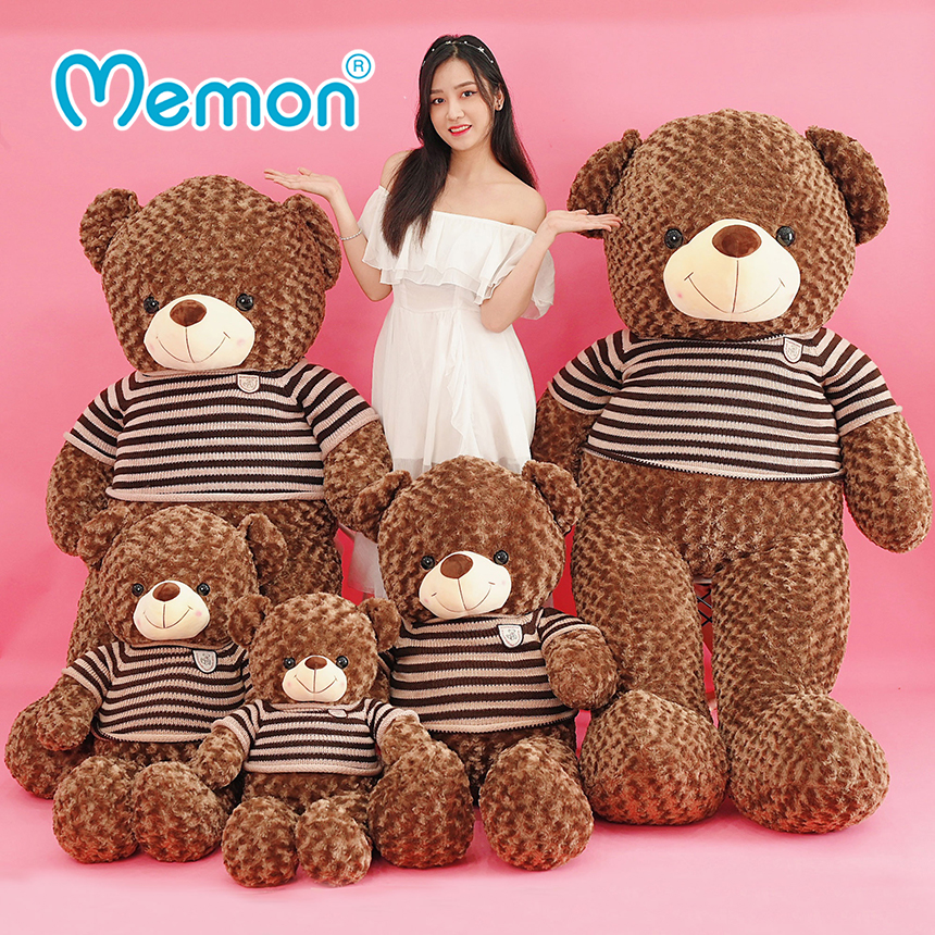 Gấu Bông Teddy Socola 80cm-1m1 - 1m4 Cao Cấp Memon, Gấu Bông Cute Khổng Lồ - Qùa Tặng Gấu Bông