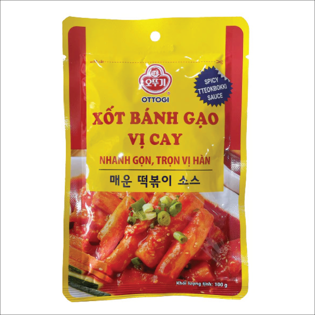 Xốt bánh gạo Tokbokki vị cay Ottogi 100g