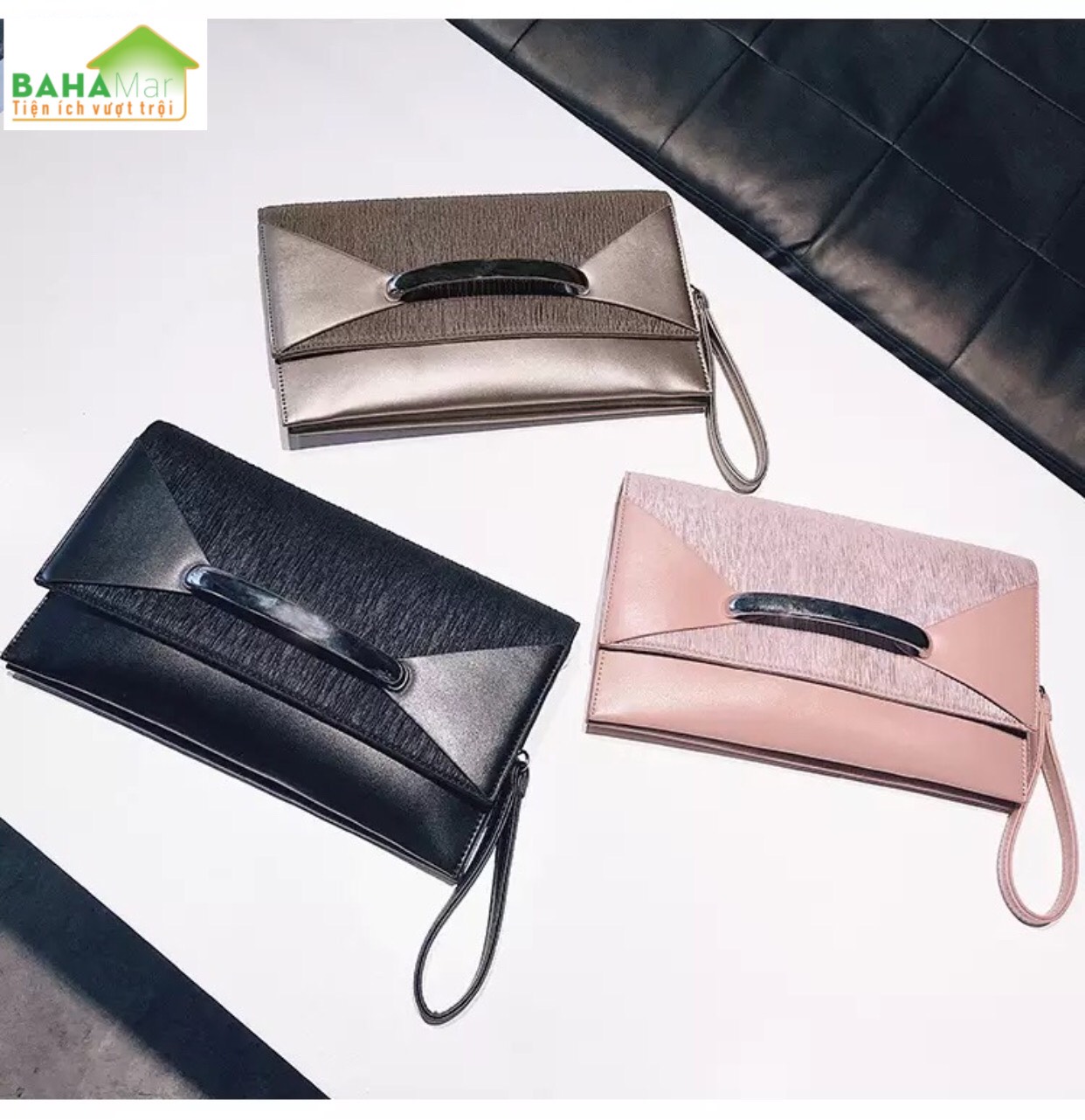 TÚI THỜI TRANG DỰ TIỆC SANG TRỌNG CAO CẤP "BAHAMAR" Với dây đeo vai có thể điều chỉnh. Dây kéo đóng cửa và khóa từ đóng cửa.