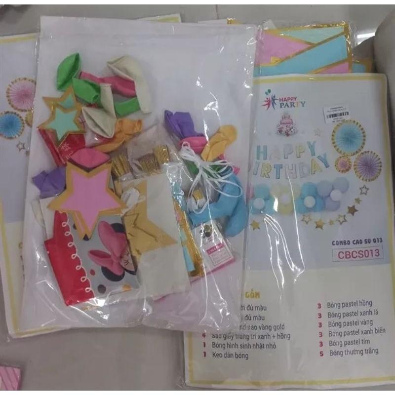 Bóng Combo cao su trang trí 013