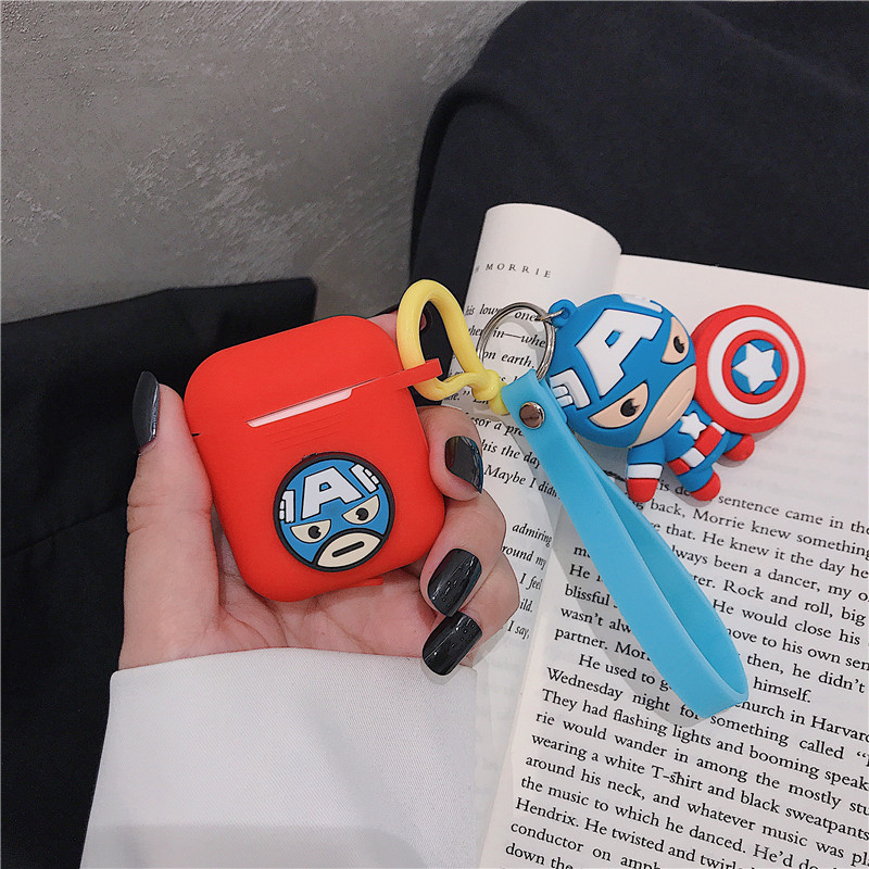 Airpods Case, Ốp Bảo Vệ Dành Cho Airpods 1/2 - Superheros figure - Hàng Chính Hãng