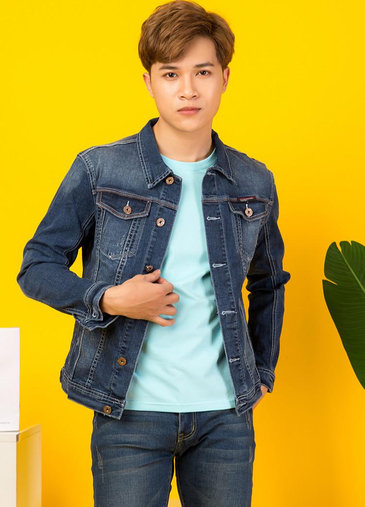 Áo khoác jean nam Titishop AKN511
