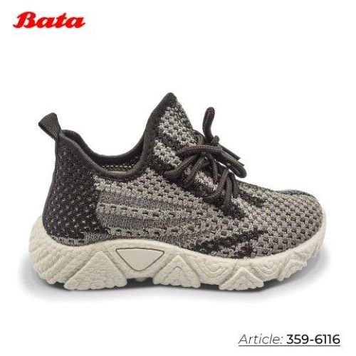 Giày sneaker trẻ em Thương hiệu Bata màu xám 359-6116