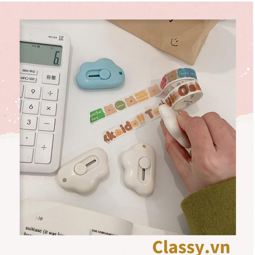 Dao Rọc Giấy Hình đám mây cute dễ thương, dài 6 CM có thể làm Móc khóa Classy PK920