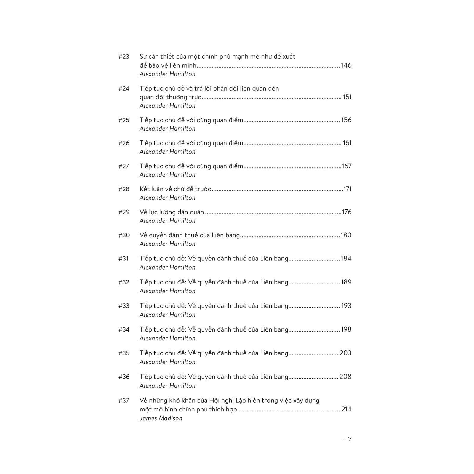 Luận Cương Người Liên Bang - Bản Quyền