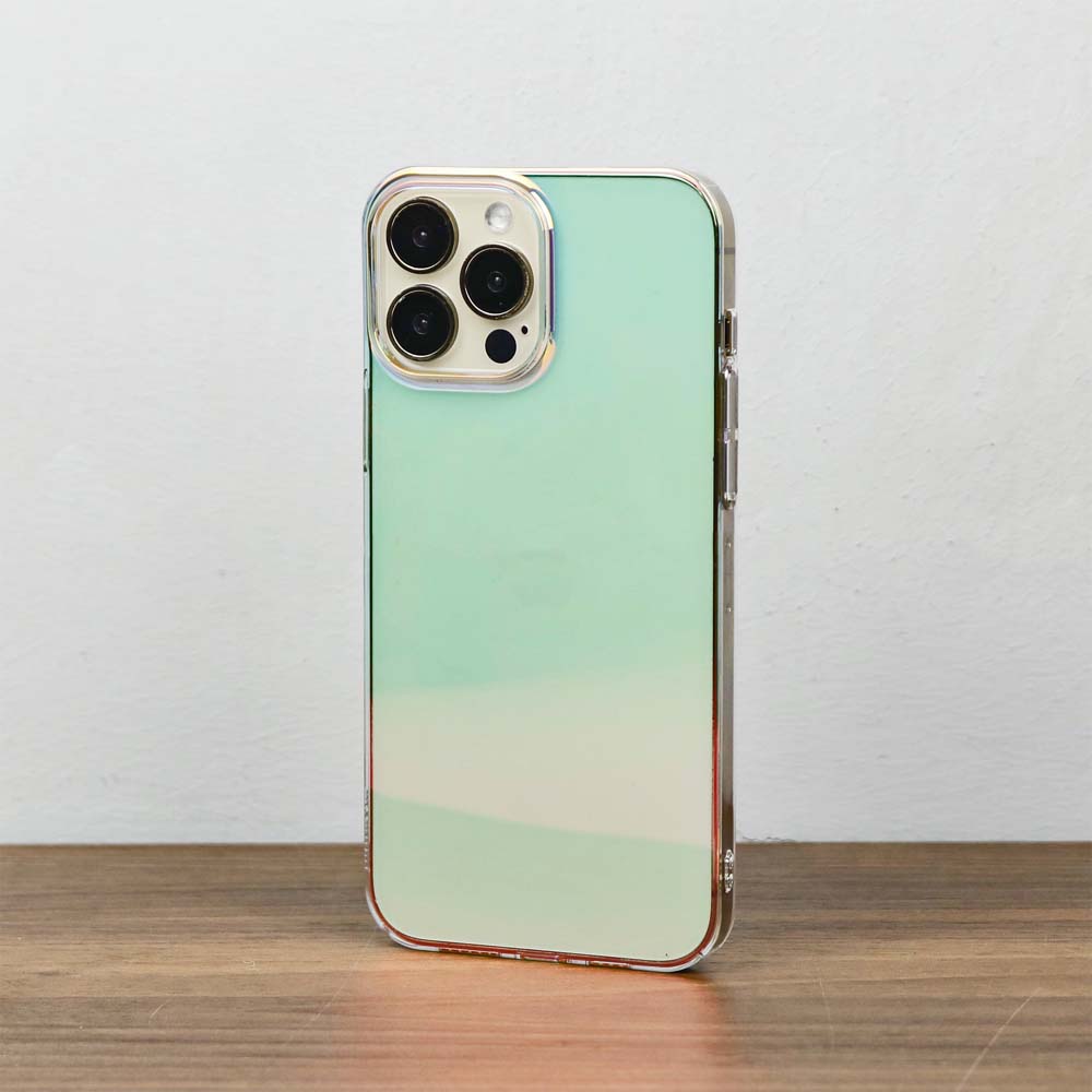 Ốp lưng chống sốc đổi màu cho iPhone 13 hiệu Memumi Rainbow Iridescent Case thiết kế mặt lưng đổi màu theo góc nhìn, chống sốc cực tốt, chất liệu cao cấp - hàng nhập khẩu