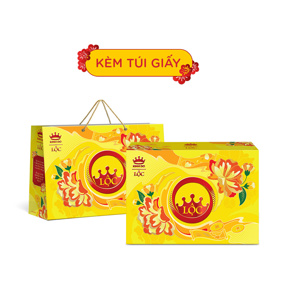 BỘ QUÀ TẾT KINH ĐÔ LỘC I - HỘP GIẤY 811.4G