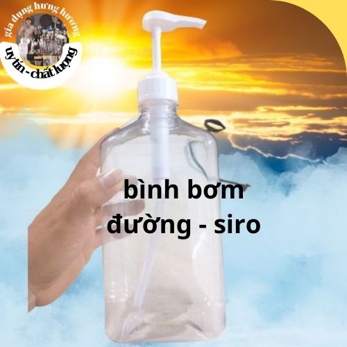 Bình bơm siro nhựa 1600ml