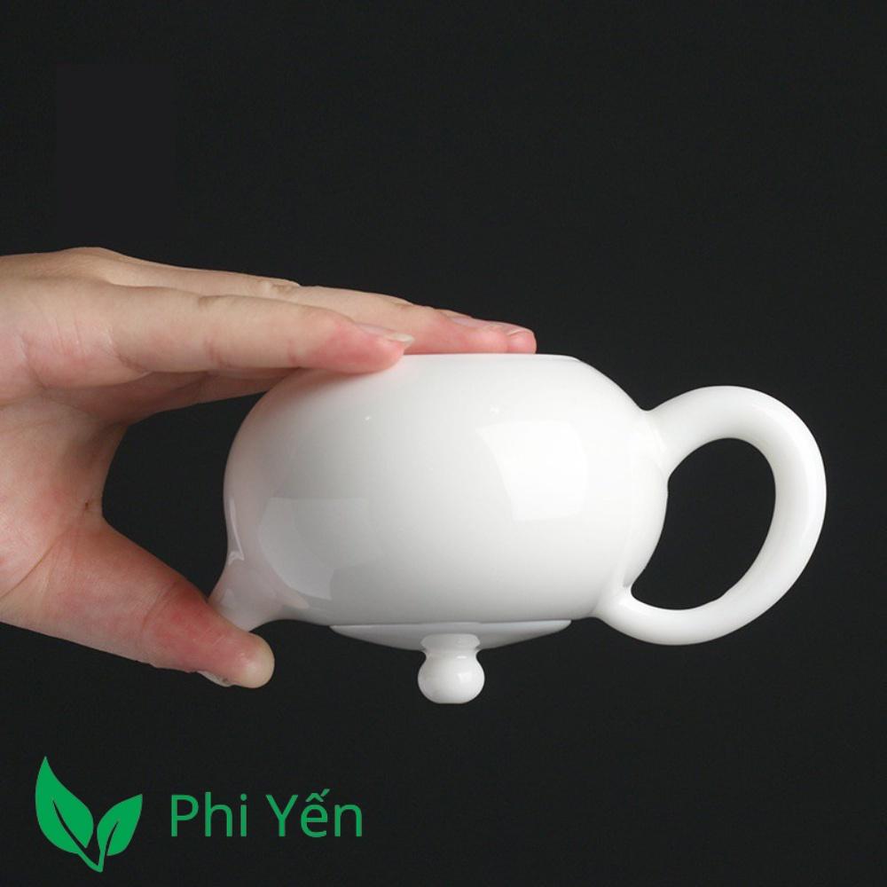 Ấm trà Tây Thi - Bạch Định thấu quang