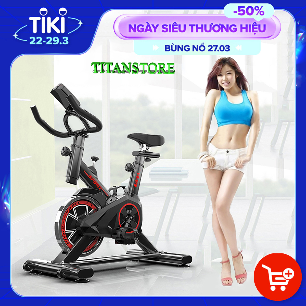 [Thiết Kế Mới Vượt Trội] Xe Đạp Thể Dục Tại Nhà - Xe Tập Gym Tại Nhà - Kiểu dáng thể thao, Chất liệu cao cấp, Màn hình LED đa năng,  Khung Thép Chắc Chắc, Không Gây Tiếng Ồn.