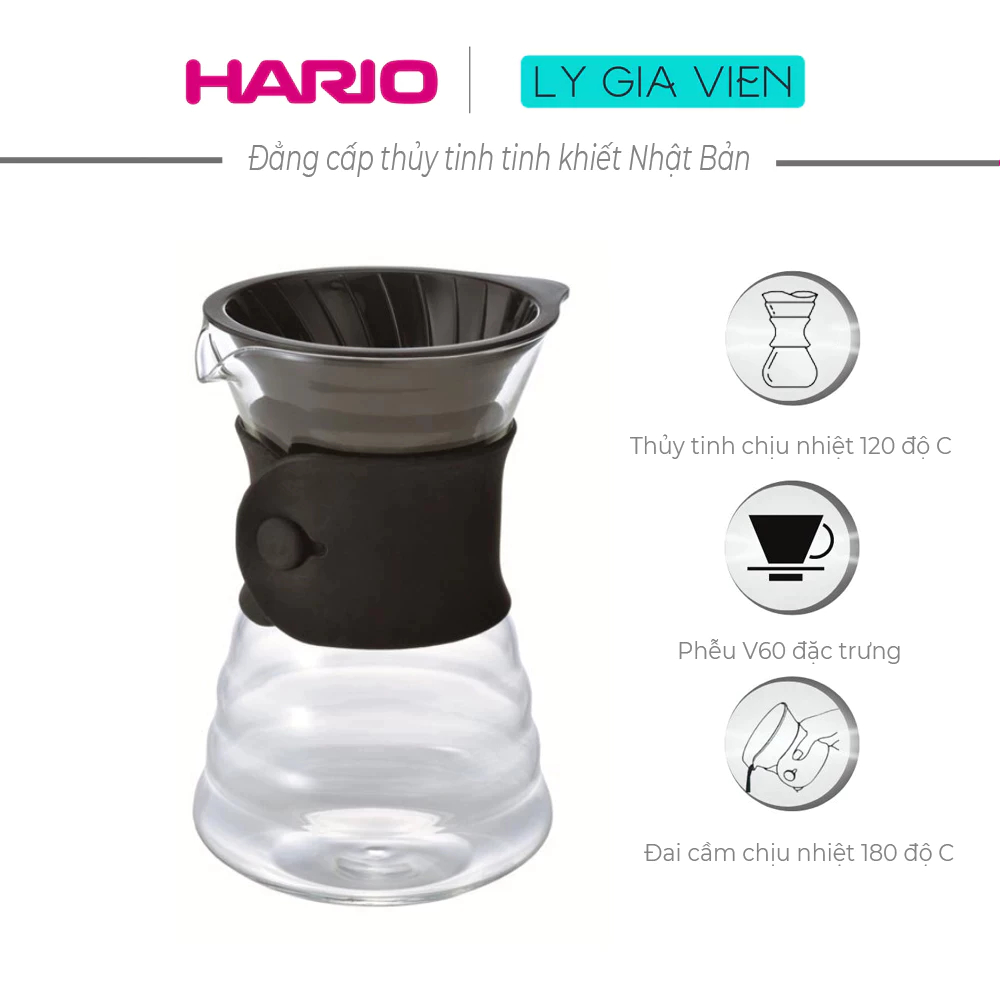 Bình Pha Cà Phê Nhỏ Giọt Hario V60 Drip Decanter 700ml