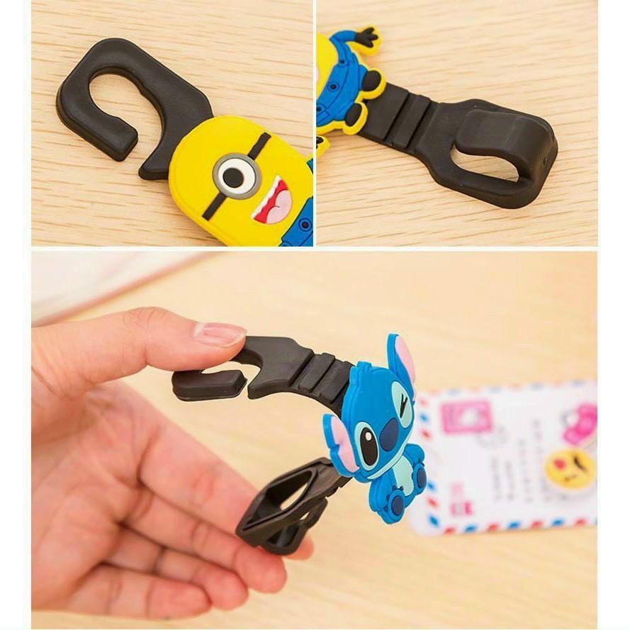 Bộ 2 Móc Treo Đồ Sau Ghế Ô Tô Nhiều Hình Dễ Thương –  Tiện Dụng Dành Cho Ô Tô, Xe Hơi Siêu Bền