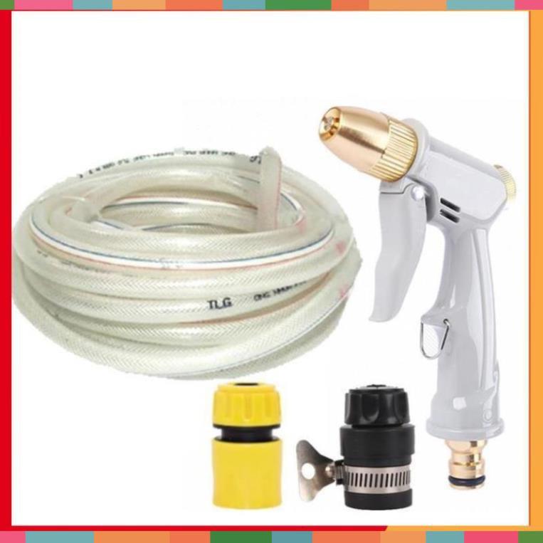 Bộ dây và vòi xịt rửa xe tưới cây tăng áp 7-10M 206846