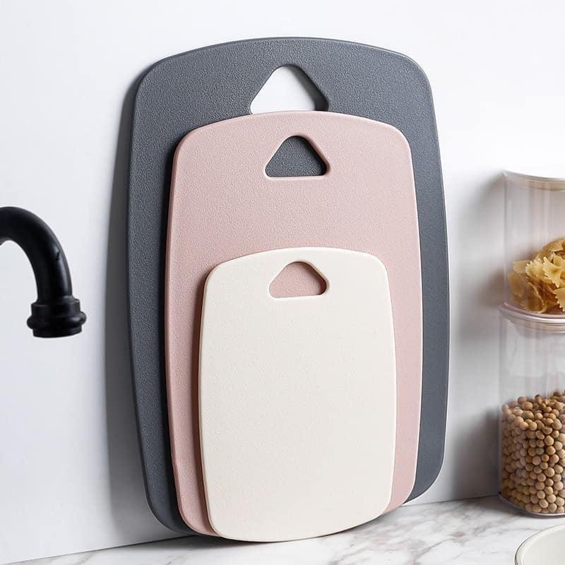 COMBO 3 Thớt kháng khuẩn dùng đê chặt đồ thái chất liệu lúa mạch siêu cứng