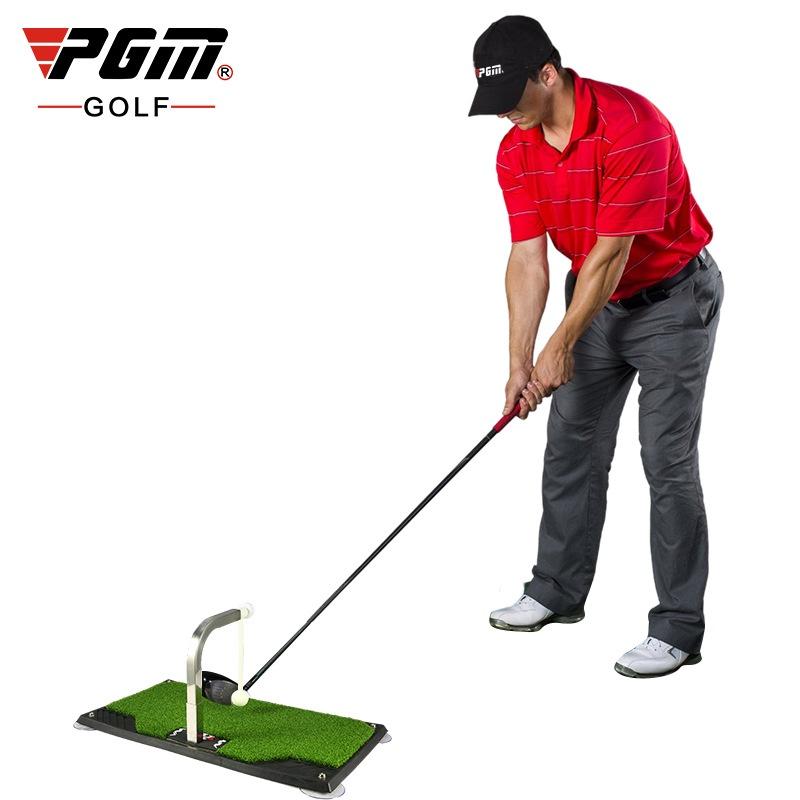 Thảm tập Swing Golf xoay 360 độ nhập khẩu PGM trong nhà luyện Pitching và Chip chỉnh tư thế lưng TT013 - Hàng Chính Hãng