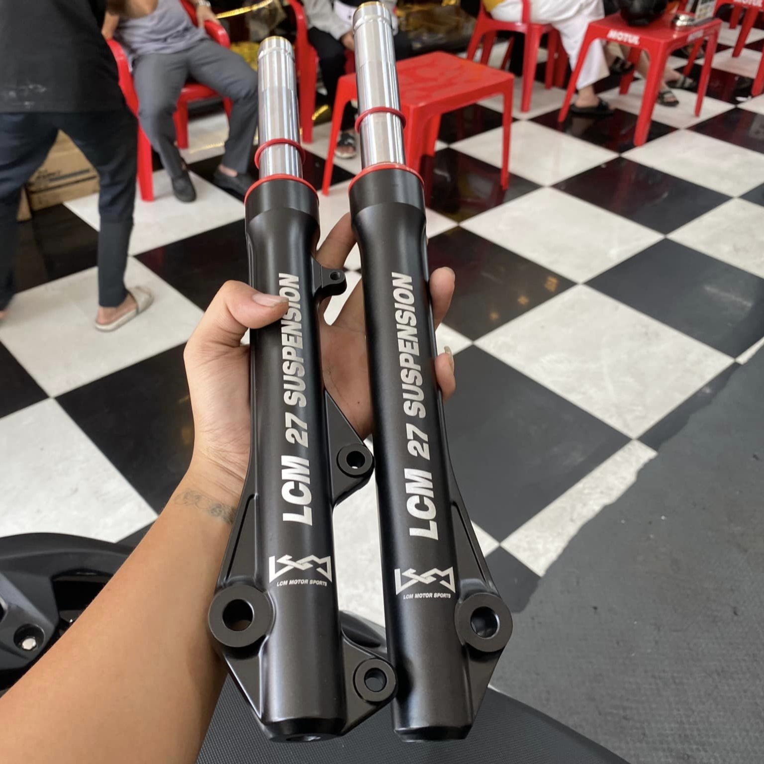 Phuộc trước LCM ty bạc cho Vario 160, Click 160 (070947)