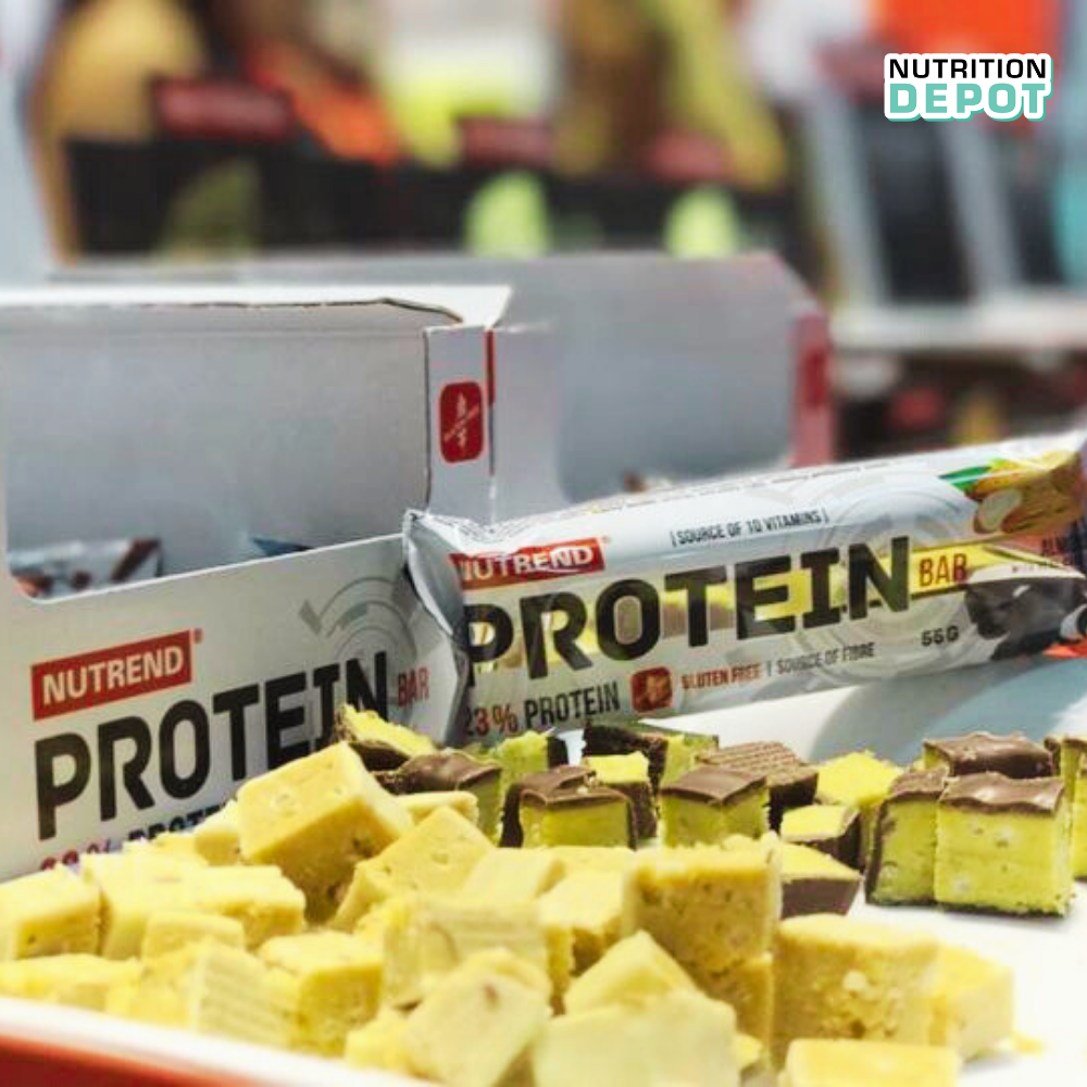 Thanh dinh dưỡng Protein Bar Nutrend bổ sung protein (Hộp 24 thanh x 55g) - Nutrition Depot Vietnam