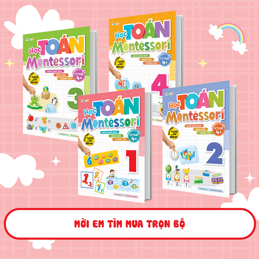 Học Toán Montessori 1 ( Phát triển trí tuệ 4+)