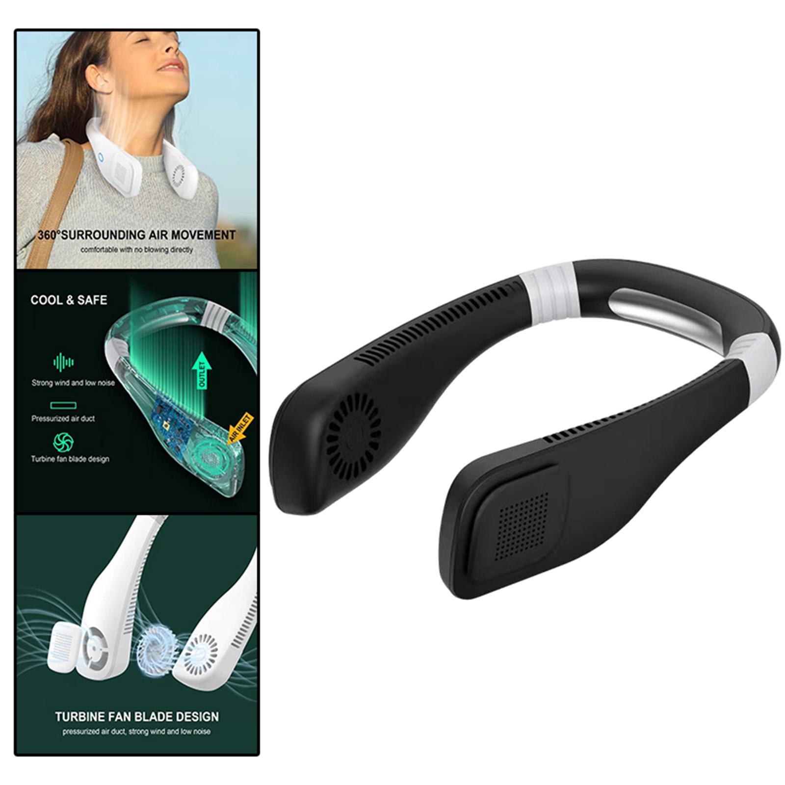 Portable Neck Fan Bladeless, Wearable Personal Cooling Fan