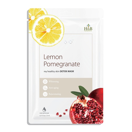 Mặt Nạ Dưỡng Da HNB Làm Sáng, Săn Chắc Da - Chiết Xuất Từ Chanh &amp; Lựu Đỏ ( Lemon &amp; Pomegranate )