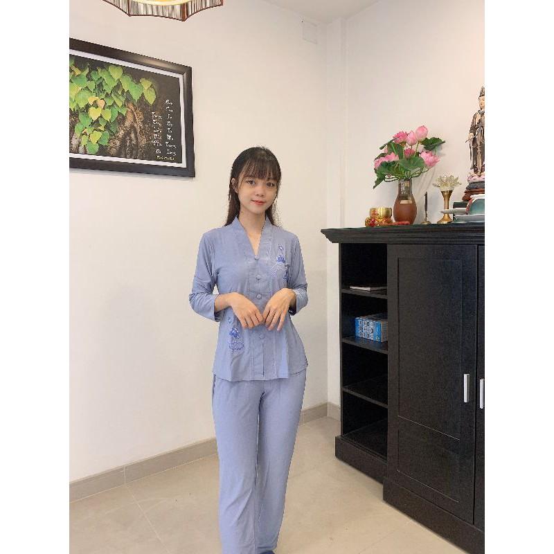 Đồ bộ Đi chùa. đồ phật tử. lắc sen