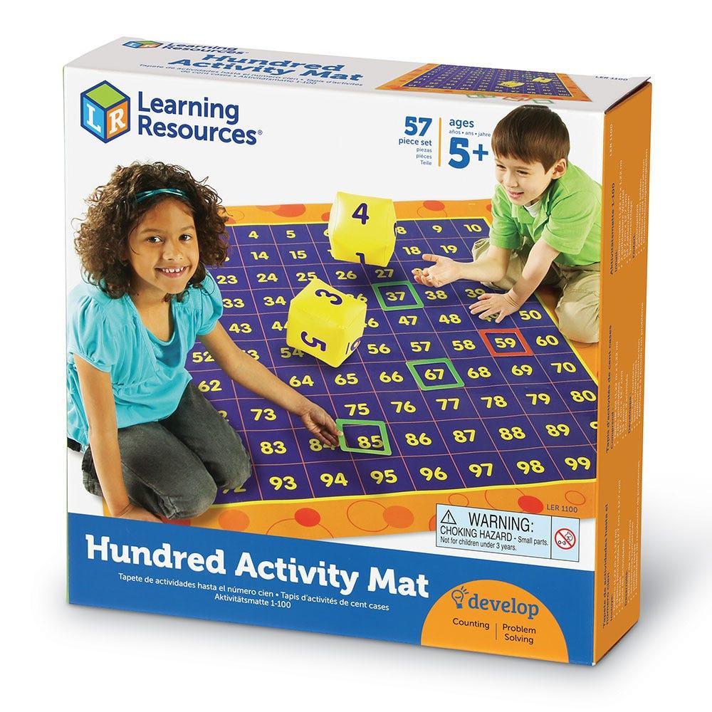 Learning Resources Thảm hoạt động số đếm 100 - Hundred Activity Mat