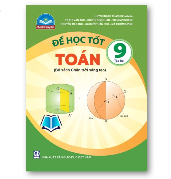 Sách - Để học tốt toán 9 (tập 1 + Tập 2) ( chân trời sáng tạo )