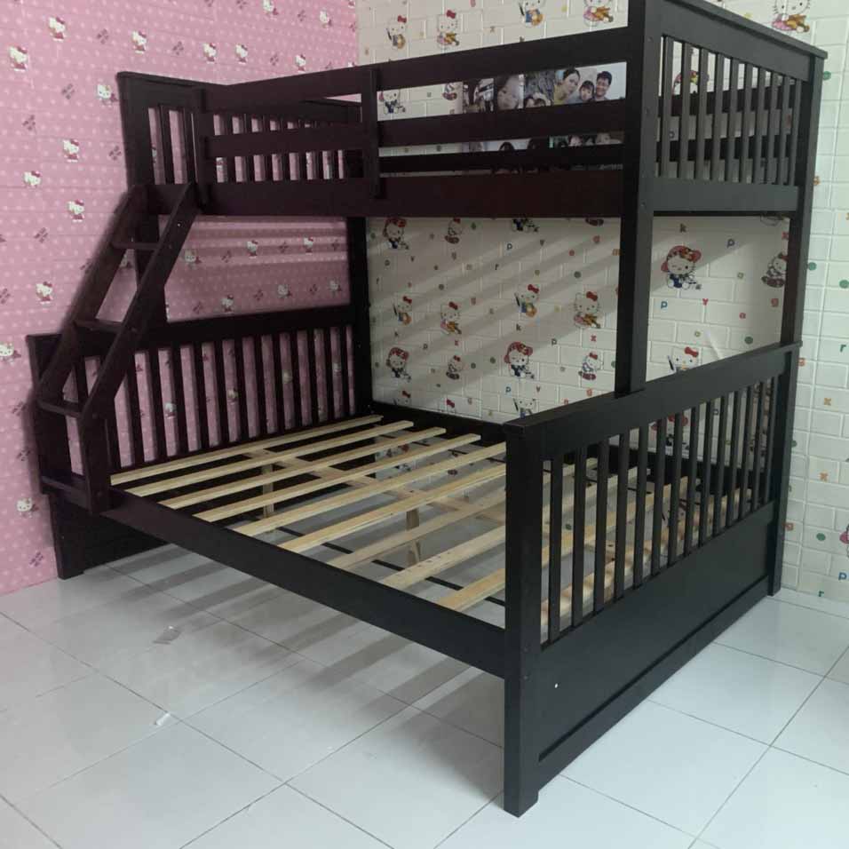Giường tầng gỗ trẻ em gỗ tự nhiên giá rẻ