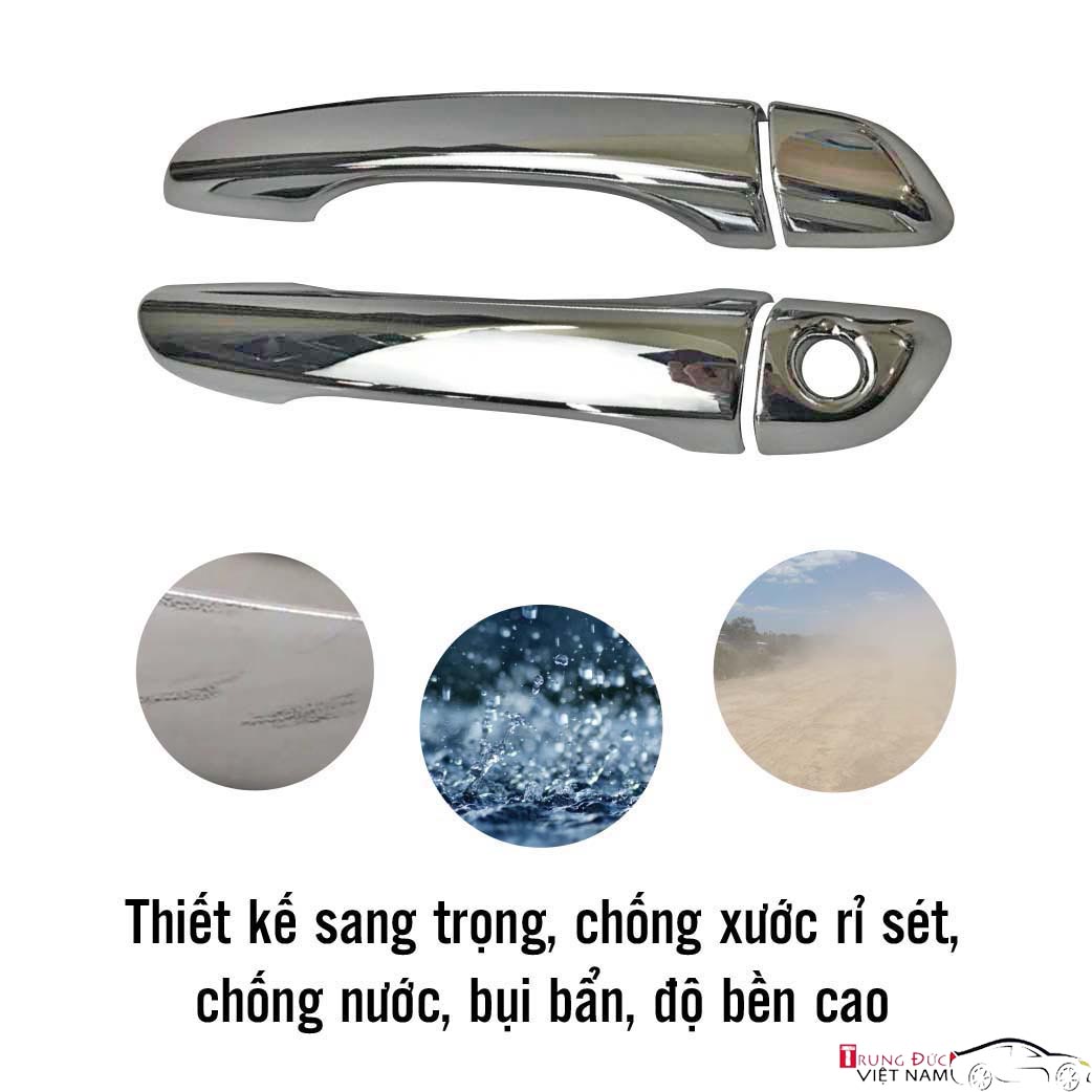 Ốp Tay Hõm Cửa Cho Dòng Xe HYUNDAI ACCENT 2018-2021 Chất Liệu Nhựa ABS Mạ Crôm, Quà Tặng Khăn Lau Xe – Hàng Chính Hãng TDVN