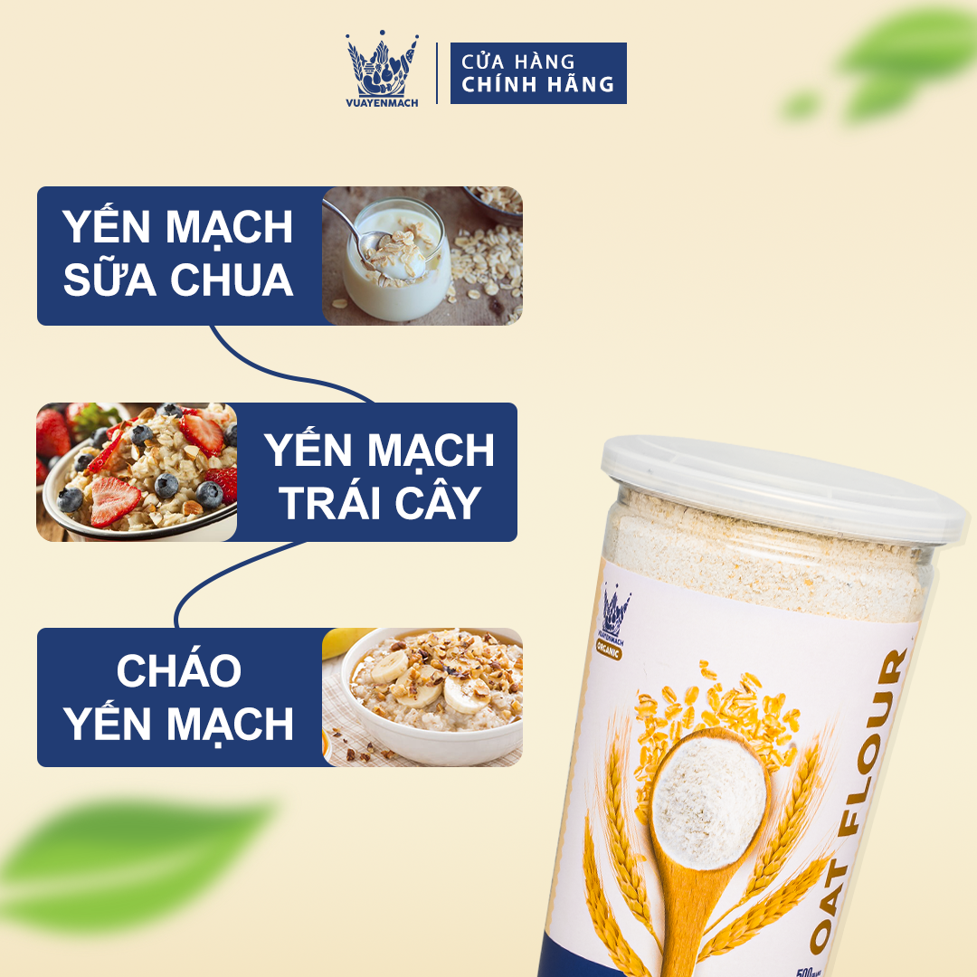 Bột Yến Mạch Úc King Oat 500g Healthy Food