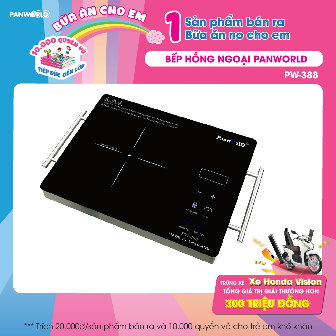 Bếp hồng ngoại Panworld PW_388 - Hàng chính hãng