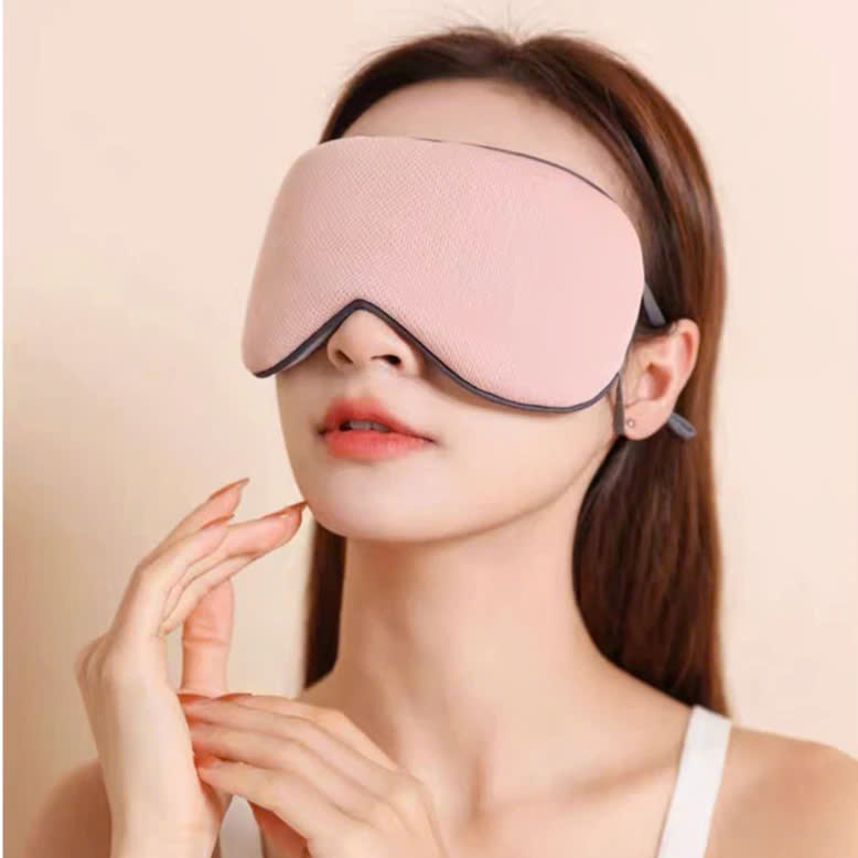Bịt Che Mắt Ngủ Kèm Bịt Tai Văn Phòng, Trên Xe Ô tô, Máy Bay, Thoáng Khí, Mềm Mại Cho Giấc Ngủ Ngon, Mặt Nạ Ngủ. Du Lịch Dã Ngoại Phượt Thiền
