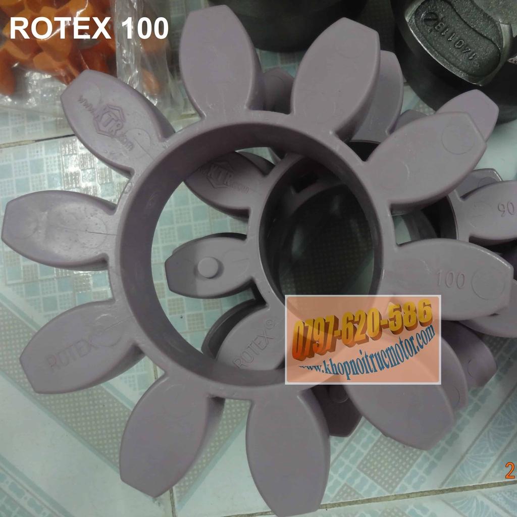 Vòng đệm giảm chấn cho khớp nối Rotex KTR size 100, màu tím 98ShA, HÌNH THẬT, SẴN KHO