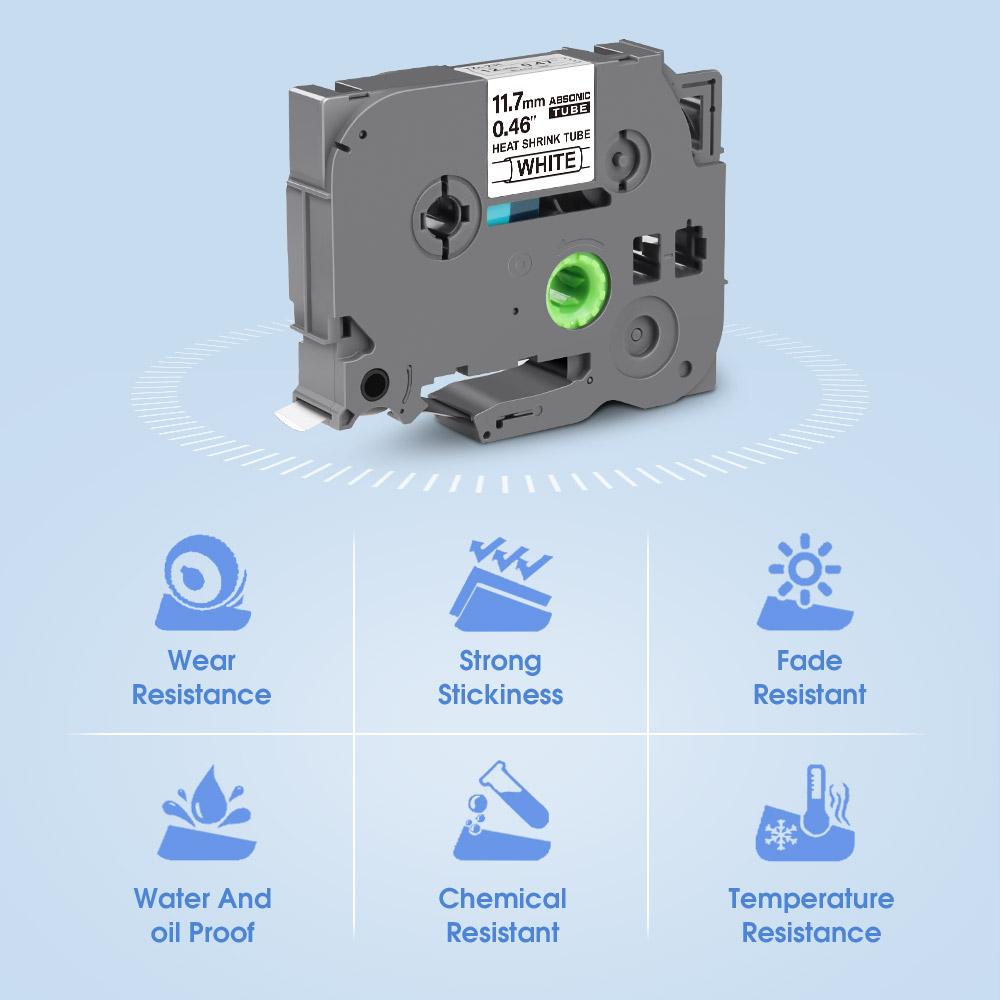 Băng absonic cho anh trai HSE-211 HSE-221 HSE-231 HSE-611 HSE-621 HSE-631 641 651 241 Nhiệt ống co lại cho máy in P-Touch