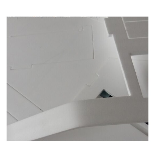 Xốp dẻo PP màu trắng chống vỡ cắt sẵn khung làm mô hình F22