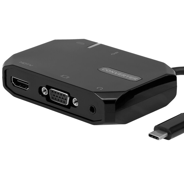 Hub Type-c cho Samsung Dex, Macbook hỗ trợ HDMI, VGA, AUX, USB và Type-c