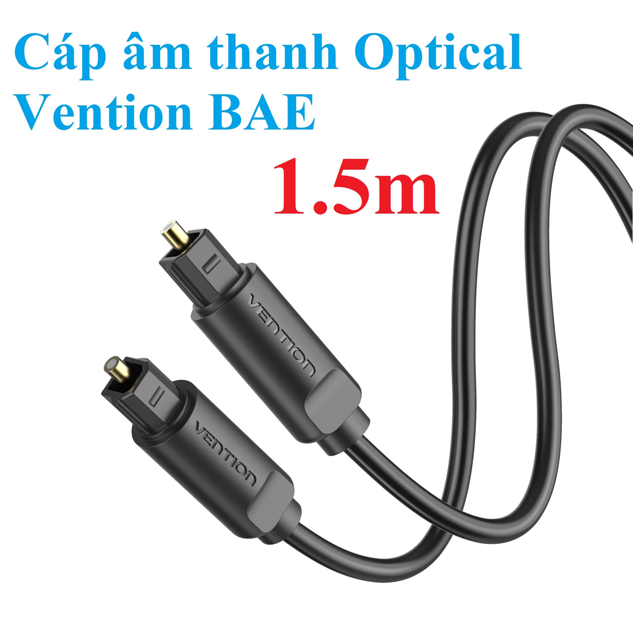 Cáp âm thanh Optical for Audio Cable dây nhựa PVC Vention BAEBG  - Hàng chính hãng