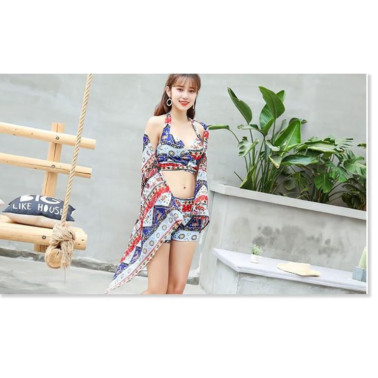 Bikini- Đồ Bơi 2 Mảnh Dạng Thổ Cẩm