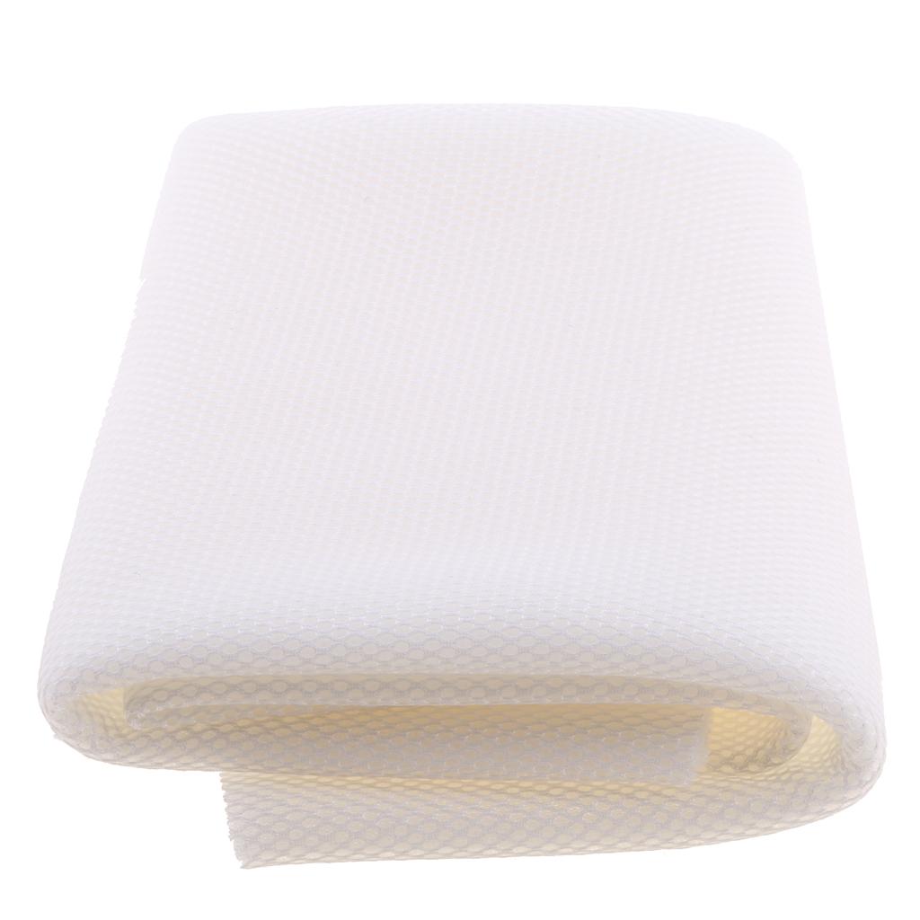 2xSpeaker Grill Cloth Stereo Gille Fabric Speaker Mesh Cloth White